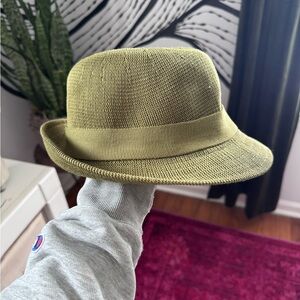 Y2K Stylish Olive Green Fedora Hat